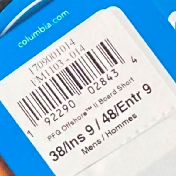 Columbia Men's PFG Offshore ll Board Shorts UPF 50 NWT size 38 - Picture 3 of 4